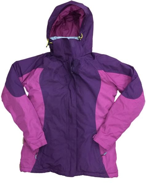 Lands' End Womens Magenta & Purple Lightweight Soft Shell Jacket ...