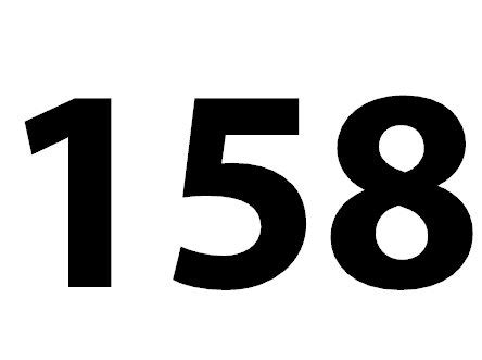 Número 158, la enciclopedia de los números - numero.wiki