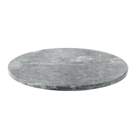 Steve Silver Kaza KZ180GLZ Kaza Round Gray Marble Lazy Susan | Wayside ...