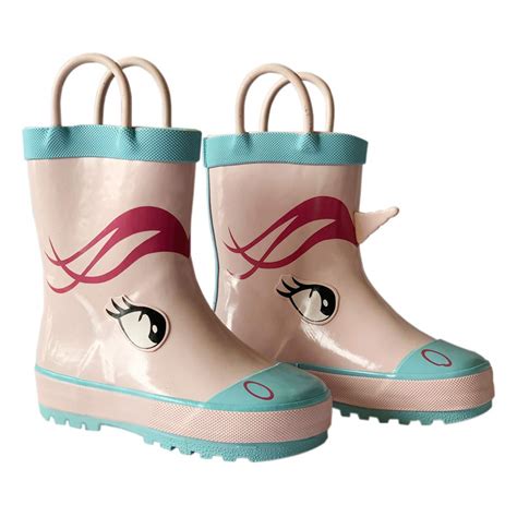 Buy Little Surprise Box Kids Magic Horn Pink Rubber Gumboots at Amazon.in