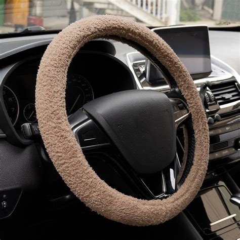 Amazon.com: Cute Steering Wheel Cover Fluffy Car Wheel Cover for Women Girly Car Décor Universal ...