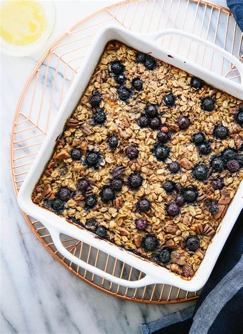 Blueberry Baked Oatmeal | Recipe | Blueberry oatmeal bake, Baked ...