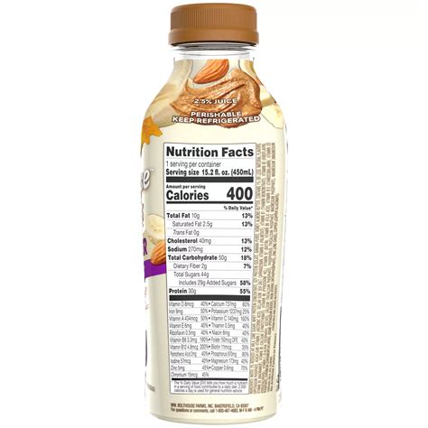 Bolthouse Farms Protein Plus Shake - Nut Butter Banana Honey - Shop ...