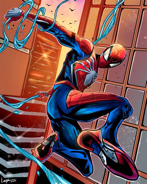 ArtStation - SPIDER MAN PS4 COMIC ART