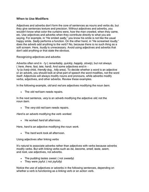 Image result for English Language Rules On Modifiers