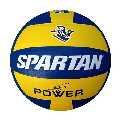 Buy SPARTAN Power Pu Pasted Moulded Volleyball Size 4, Durable,18 Panel ...