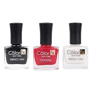 Buy Color Fx Glossy Nail Enamel Combo Pack | Cruelty Free | Gel Like ...