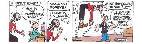 The Professor & The Mermaid: Popeye The Sailor | Illustrated Comic Book ...
