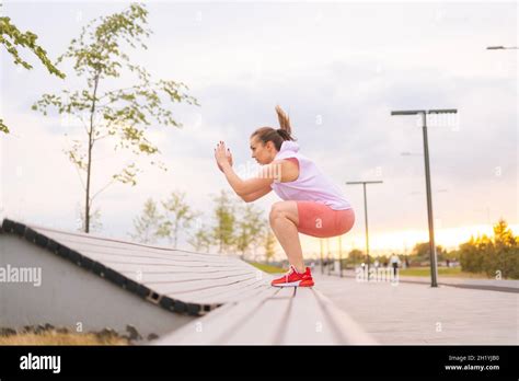 Image result for Woman Jumping Over Bench
