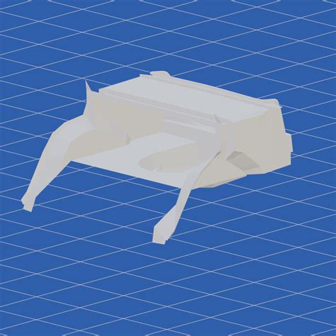 STL file 2015 Subaru WRX STi NR4 back bonnet 🔙 ・Template to download ...