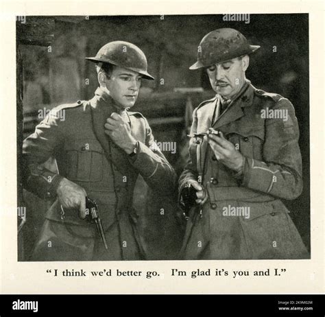 DAVID MANNERS and IAN MACLAREN in JOURNEY'S END 1930 director JAMES WHALE from the play by R.C ...