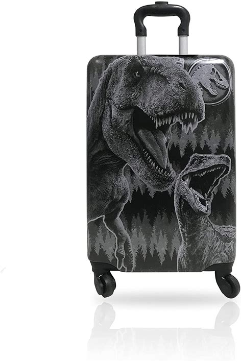 Buy Jurassic World Dinosaur Hard-Sided Tween Spinner Luggage 20 Inches ...