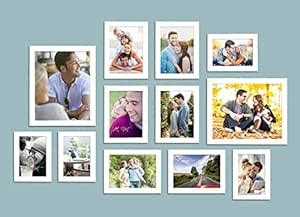Buy Art Street Striking Glorious Set Of 12 Individual White Fiber Wood ...