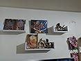 Dime Store Engineered Wood Glossy Wall Mount Floating Hanging Rack ...
