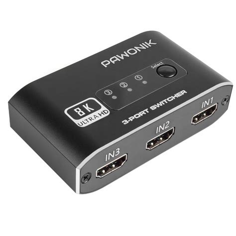 Switch Hdmi 2.1 3X1 Przełącznik 8K 4K 120Hz 240Hz - Inna marka | Sklep ...