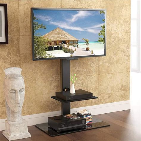 Buy FITUEYES Floor TV Stand with Swivel Adjustable Mount for 32'' to 65 ...