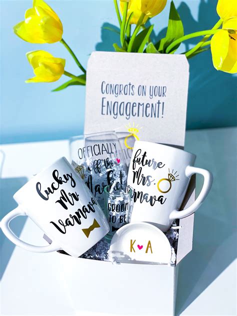 engagement gift set