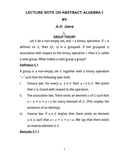 Image result for Abstract Algebra Video Lectures