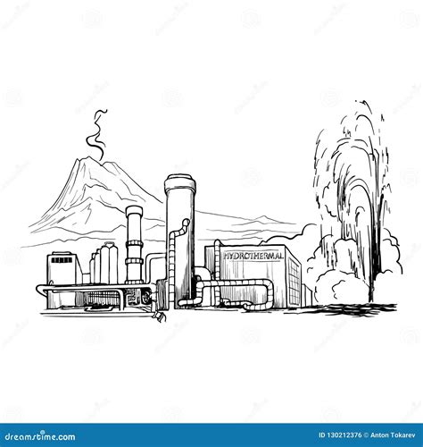 Power Plant Drawing