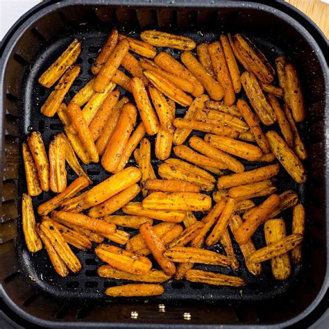 Air Fryer Carrots - Spaceships and Laser Beams
