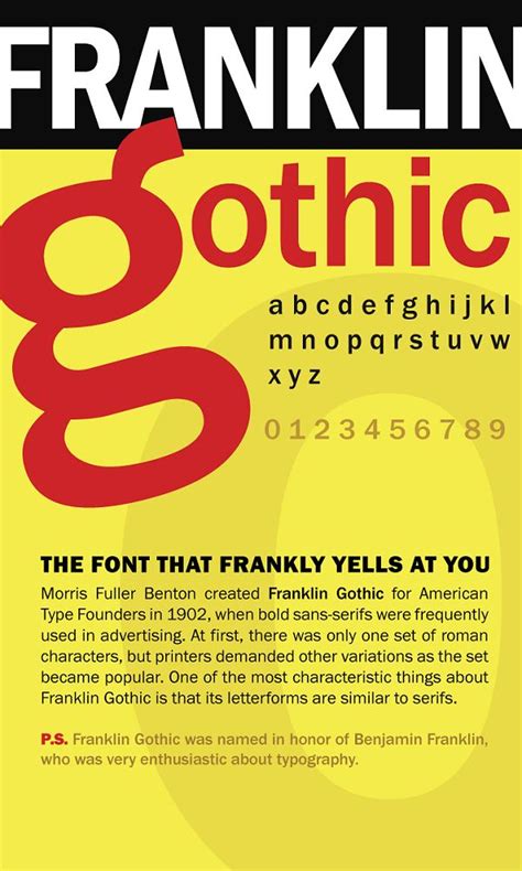 Franklin Gothic Vintage Font