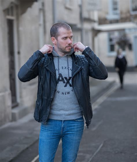 Leather Jacket Hoodie