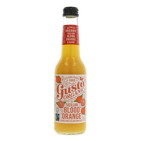 Organic Blood Orange Juice in 275ml from Gusto