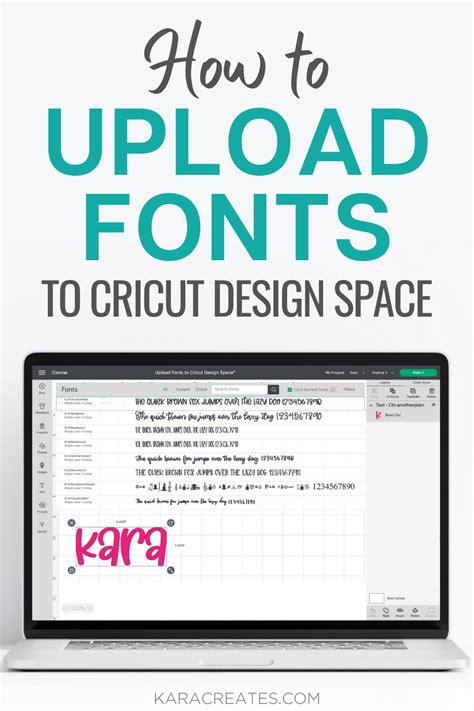 How to Upload Fonts to Cricut Design Space