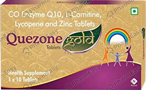 Buy QUEZONE GOLD STRIP OF 10 TABLETS Online & Get Upto 60% OFF at PharmEasy