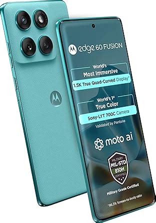 Motorola Edge 60 Fusion 5G (Pantone Amazonite, 256 GB) (12 GB RAM ...