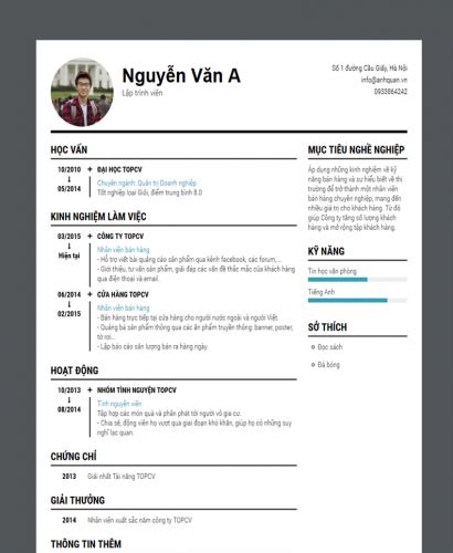 Image result for cv en html et css tutorial