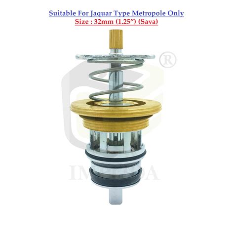 32mm (1.25") Jaquar Type Metropole Flush Valve Kit full brass body | P ...