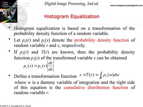 Histogram Equalization in Digital Image Processing 的图像结果