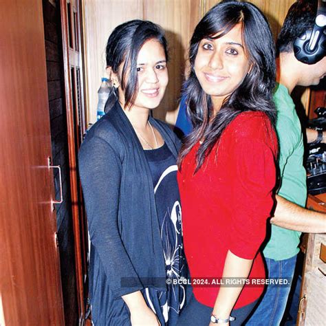 Taniya and Tanya during a bash at Geoffreys, the Royal Orchid.