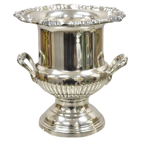 Vintage Sheridan Silver Plate Regency Champagne Chiller Trophy Cup Ice ...