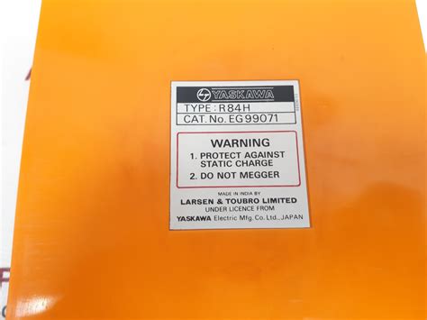 Yaskawa ddscr- r84h controller – Aeliya Marine Tech