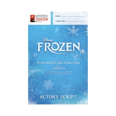 Disney's Frozen Jr Script (10 pack) | Broadway Jr Shows for Schools ...