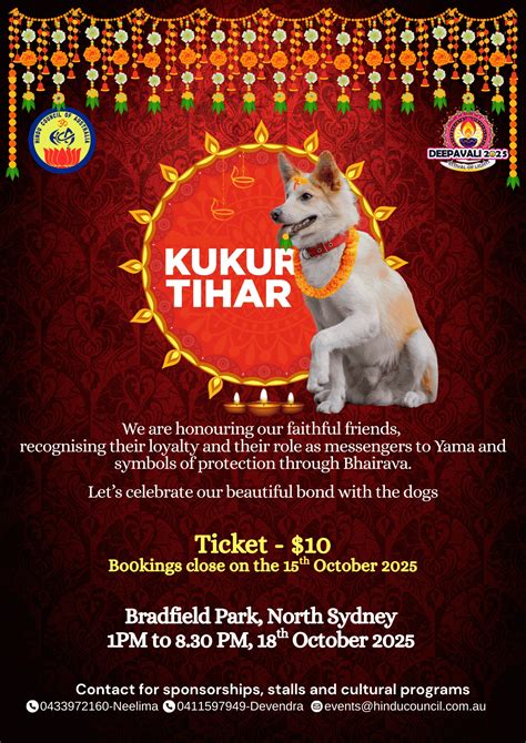 Kukur Tihar 2025 - Deepavali Festival