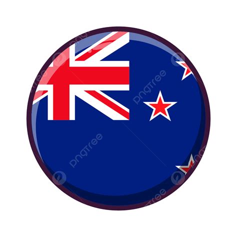 Bandeira Do País Redondo Nova Zelândia PNG , Volta, Bandeira, A Nova ...