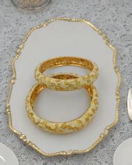 Gold Rajwadi kada, (Pack of 2) – Funkeln