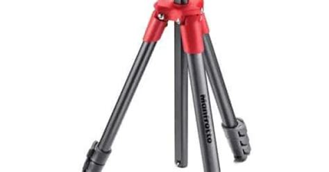 Buy Manfrotto MKCOMPACTLT-RD Compact Light Aluminum Tripod (Red) at ...
