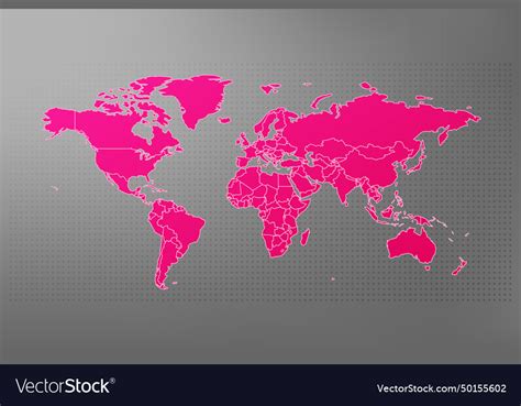World Map Vector with Borders 的图像结果