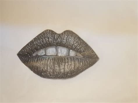 Image result for Realistic Lips Drawing