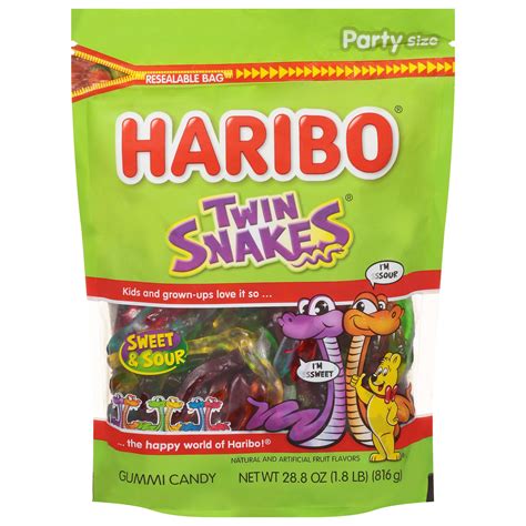 Haribo Twin Snakes Gummi Candy - Party Size - Shop Candy at H-E-B