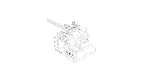 5 inch - 127mm 25 Mk19 Single Naval Gun 3D model rigged | CGTrader