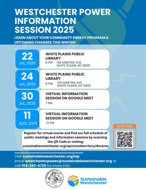 Jul 22 | Westchester Power Info Session - White Plains | White Plains ...