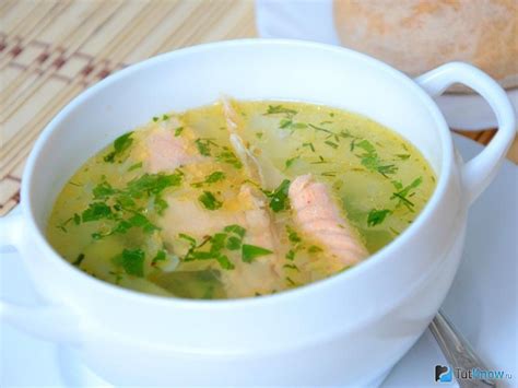 Рецепт: Рецепт ухи из красной рыбы