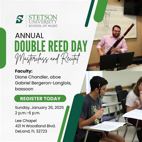 Stetson School of Music | Mark your calendars for the Stetson Brass and ...