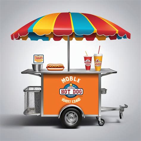 Mobile Hot Dog Stand Logo Design | Stable Diffusion Online