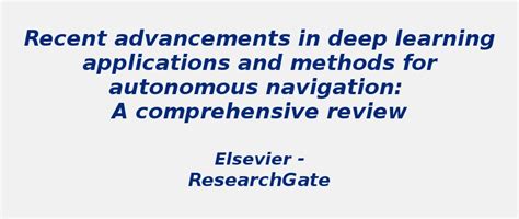 Deep learning applications methods for autonomous navigation | S-Logix